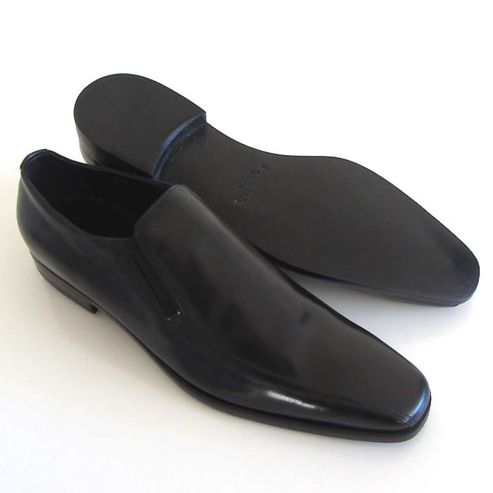 PRADA gores side double stitched loafers 11/12 US - Picture 2 of 8